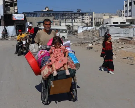 Escaping away from Peril to Destruction: Gaza Civilians Face Dire Choice