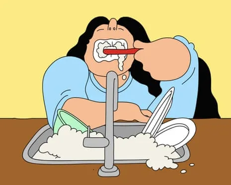 Should Our Roommate Avoid Cleaning Her Teeth at the Kitchen Basin?