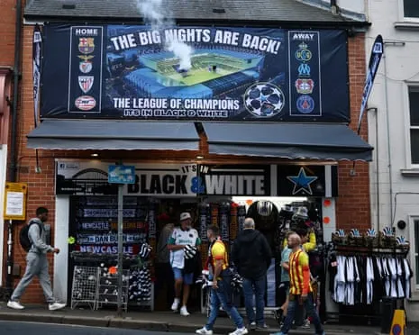 Newcastle Host FC Barcelona in Champions League Fixture