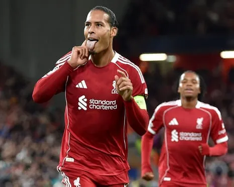 Liverpool’s captain nods last-gasp decisive goal in clash with Atlético Madrid