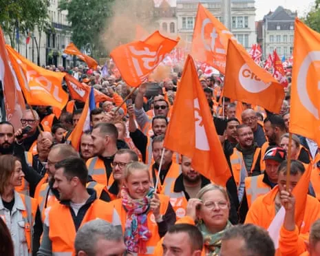 Nationwide Strike Action Sees Vast Numbers Taking to the Streets Across France